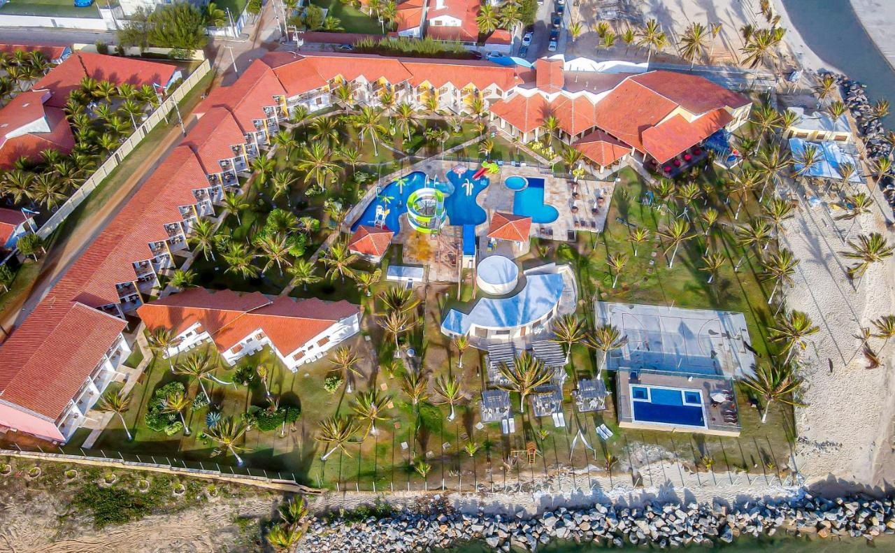 Jangadeiro Praia Hotel Resort - Parque Aquatico E Pe Na Areia อากีราซ ภายนอก รูปภาพ