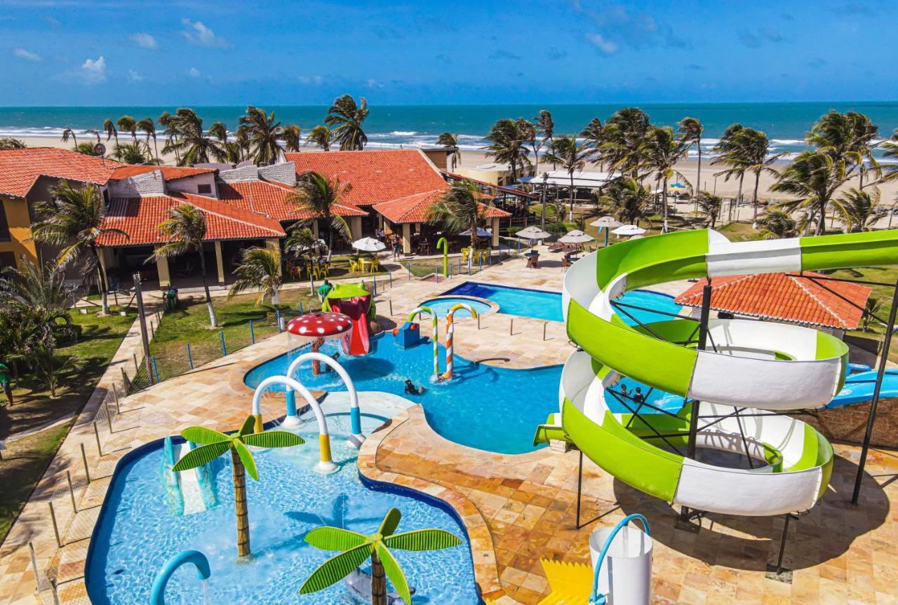 Jangadeiro Praia Hotel Resort - Parque Aquatico E Pe Na Areia อากีราซ ภายนอก รูปภาพ