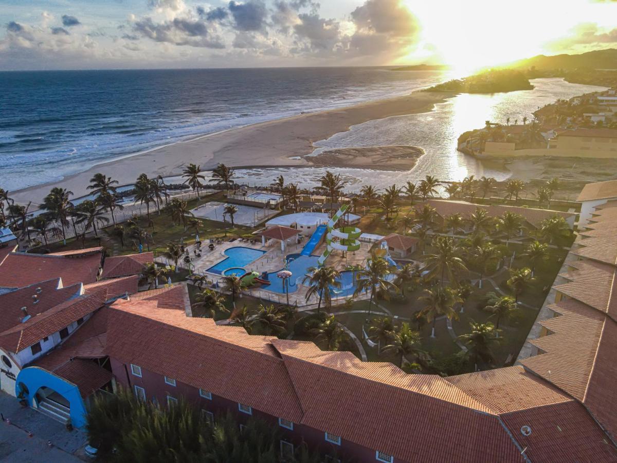 Jangadeiro Praia Hotel Resort - Parque Aquatico E Pe Na Areia อากีราซ ภายนอก รูปภาพ