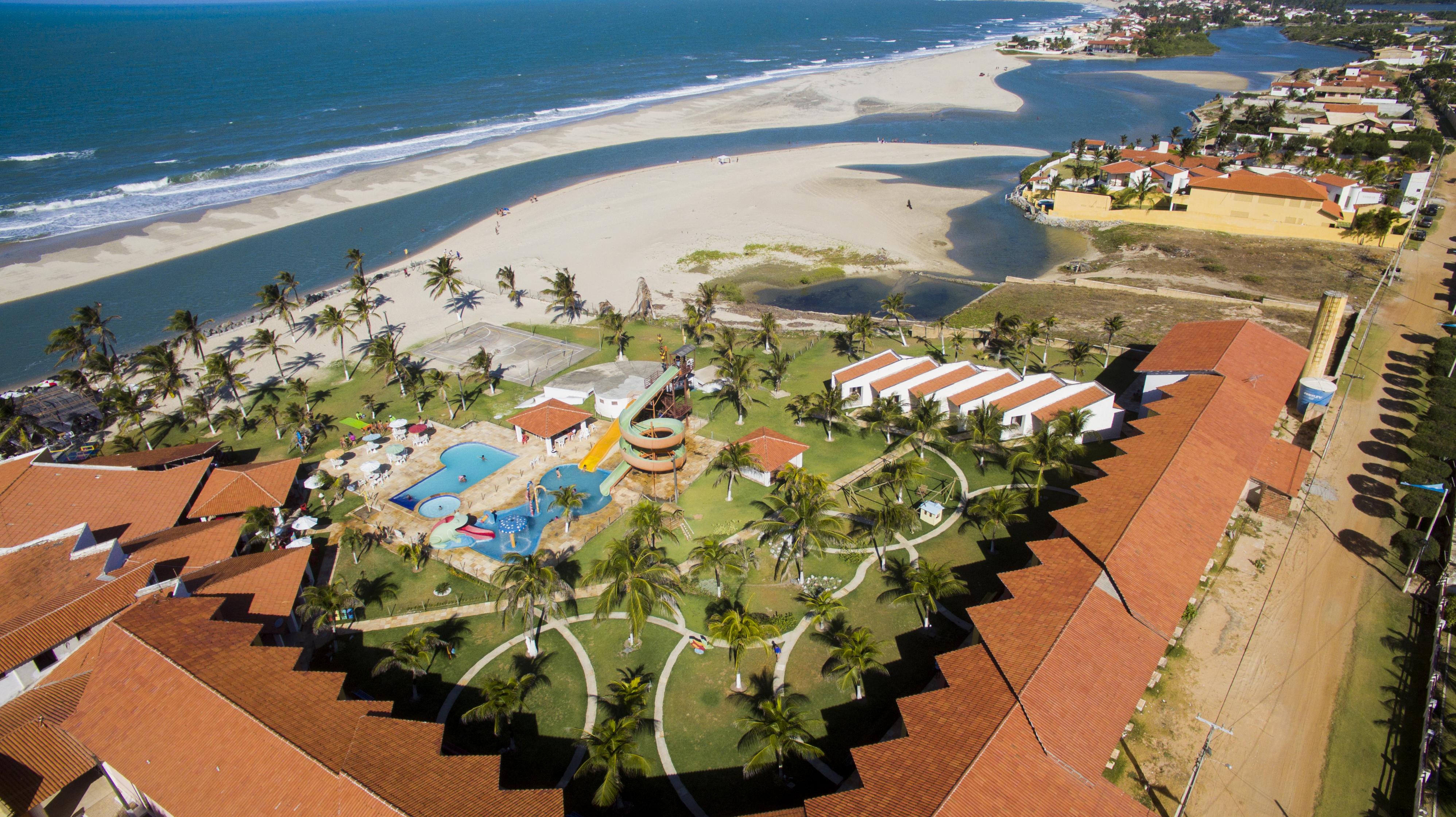 Jangadeiro Praia Hotel Resort - Parque Aquatico E Pe Na Areia อากีราซ ภายนอก รูปภาพ