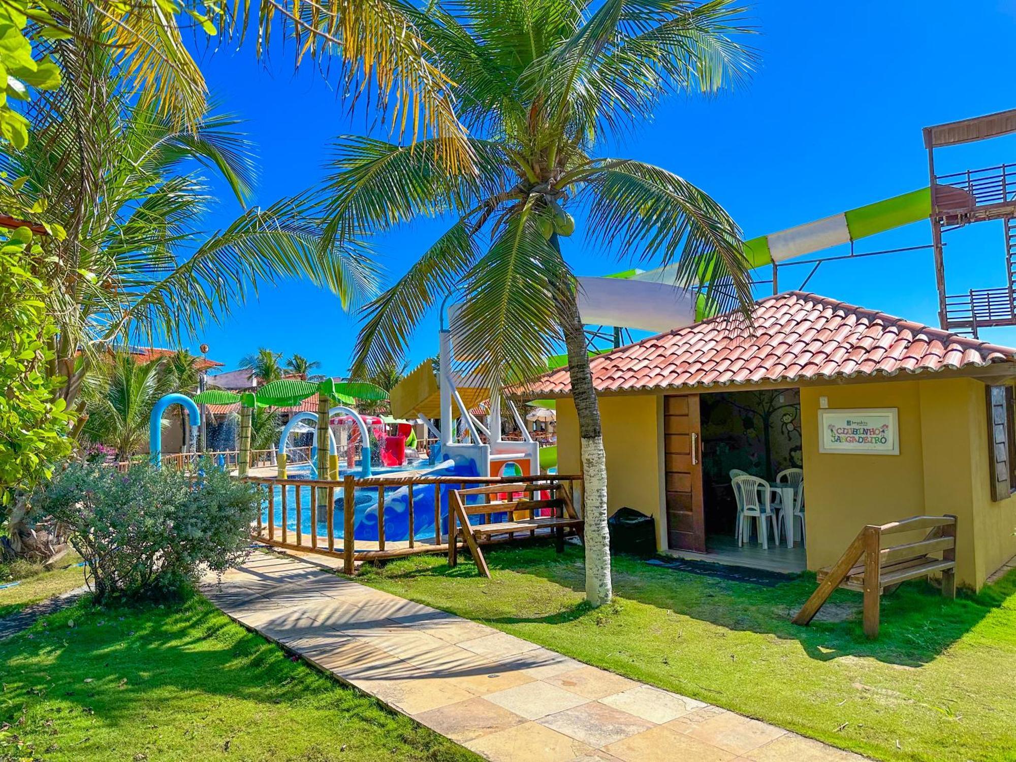 Jangadeiro Praia Hotel Resort - Parque Aquatico E Pe Na Areia อากีราซ ภายนอก รูปภาพ