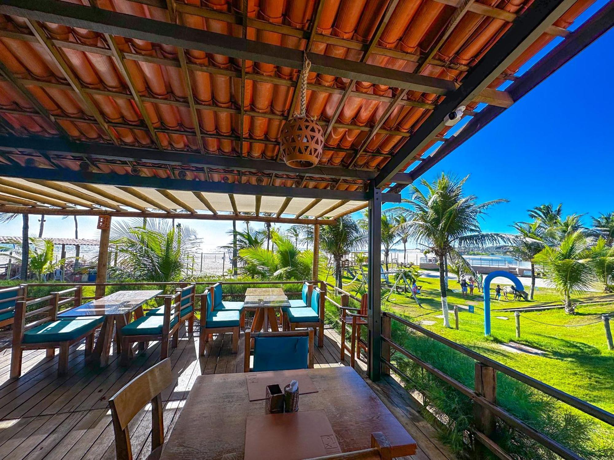 Jangadeiro Praia Hotel Resort - Parque Aquatico E Pe Na Areia อากีราซ ภายนอก รูปภาพ