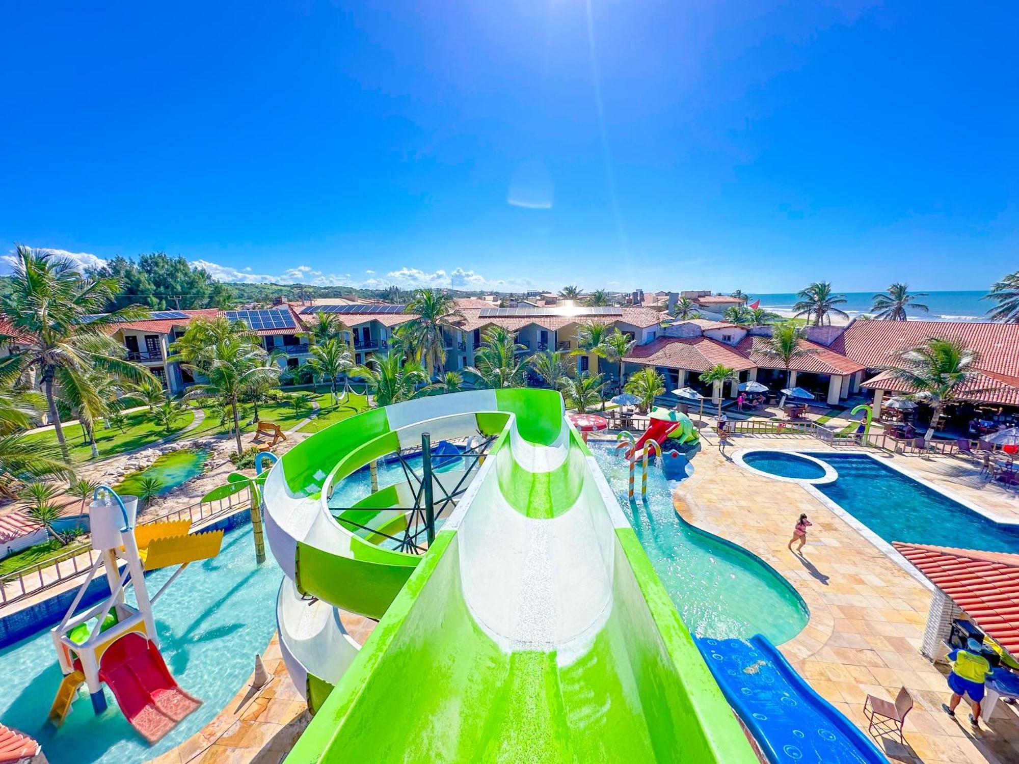 Jangadeiro Praia Hotel Resort - Parque Aquatico E Pe Na Areia อากีราซ ภายนอก รูปภาพ